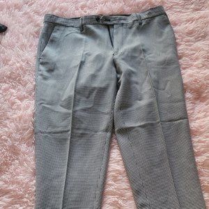 Houndstooth Mens Dress Pants stretch Gianni Feraud